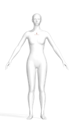 3D аватар манекена Моника