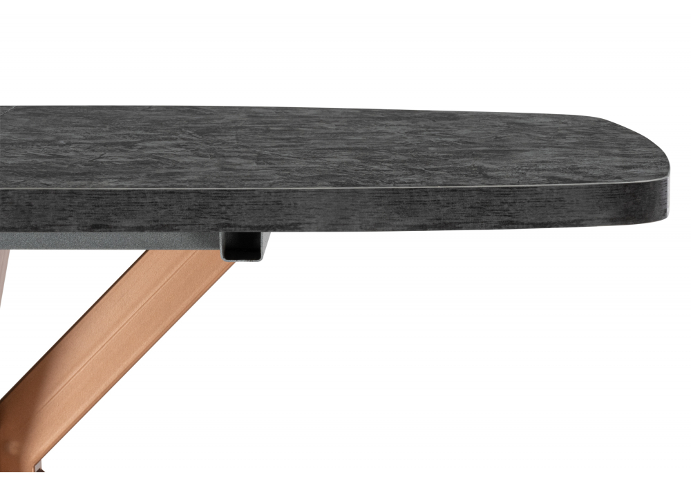 Стол деревянный Woodville Кортез 32 116(160)x77 раздвижной малави, медь