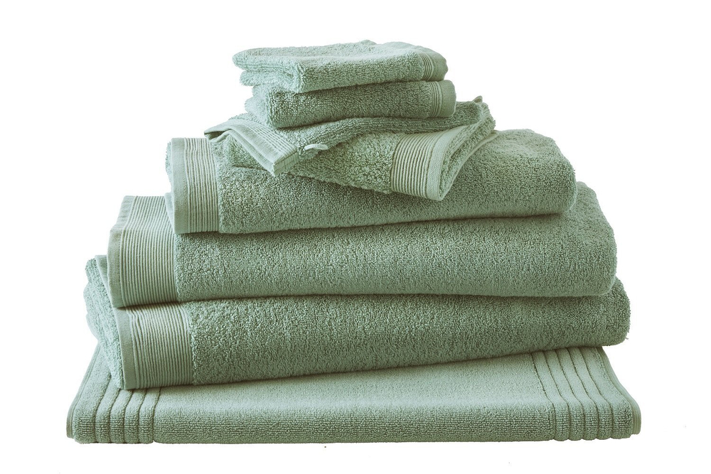 Полотенце 40х60 Blanc des Vosges Uni Kaki зеленое