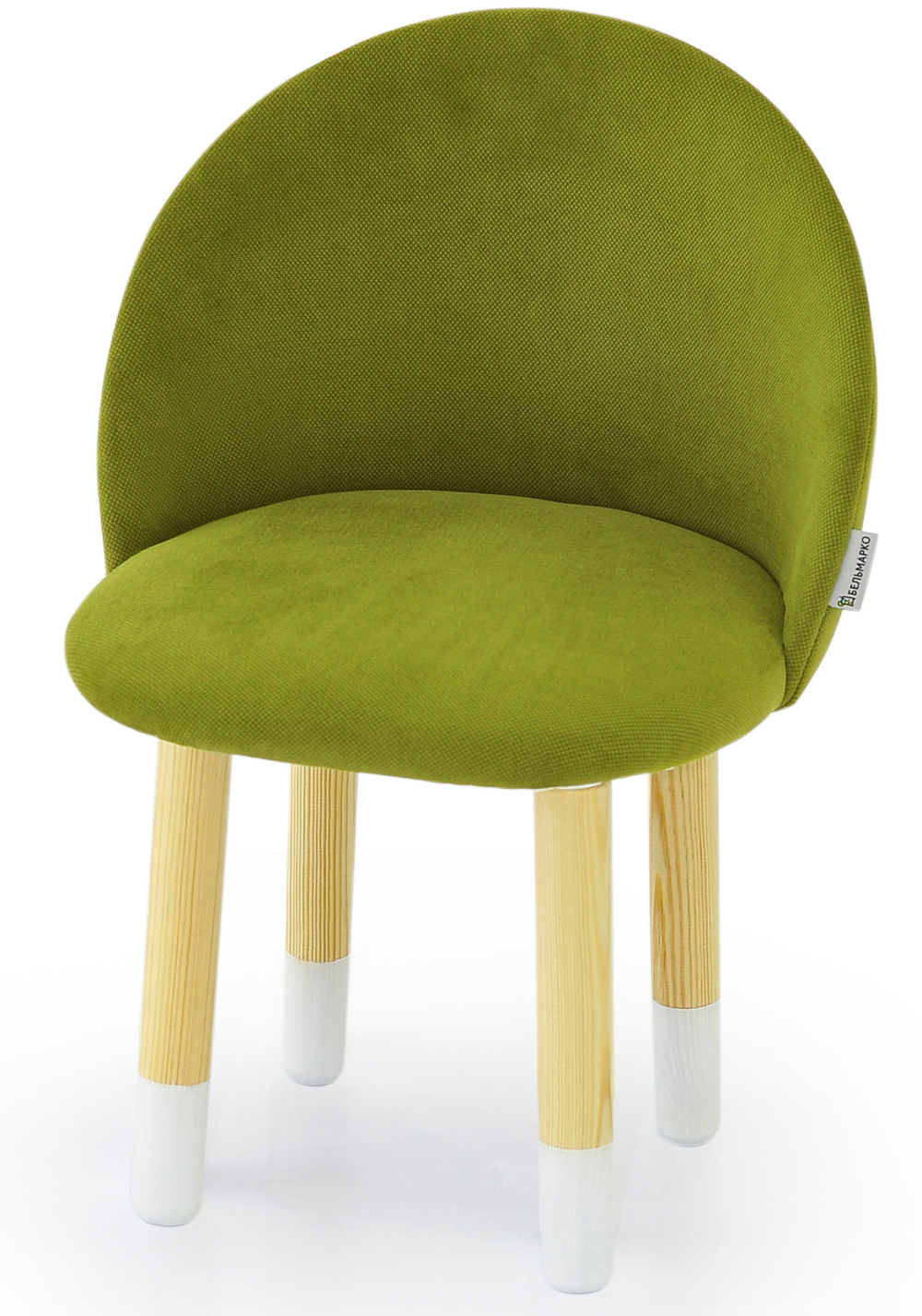 Детский мягкий стул Бельмарко Stumpa оливковый