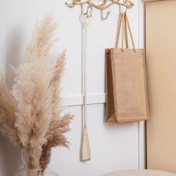 Рожок для обуви кованый 65см Айвори