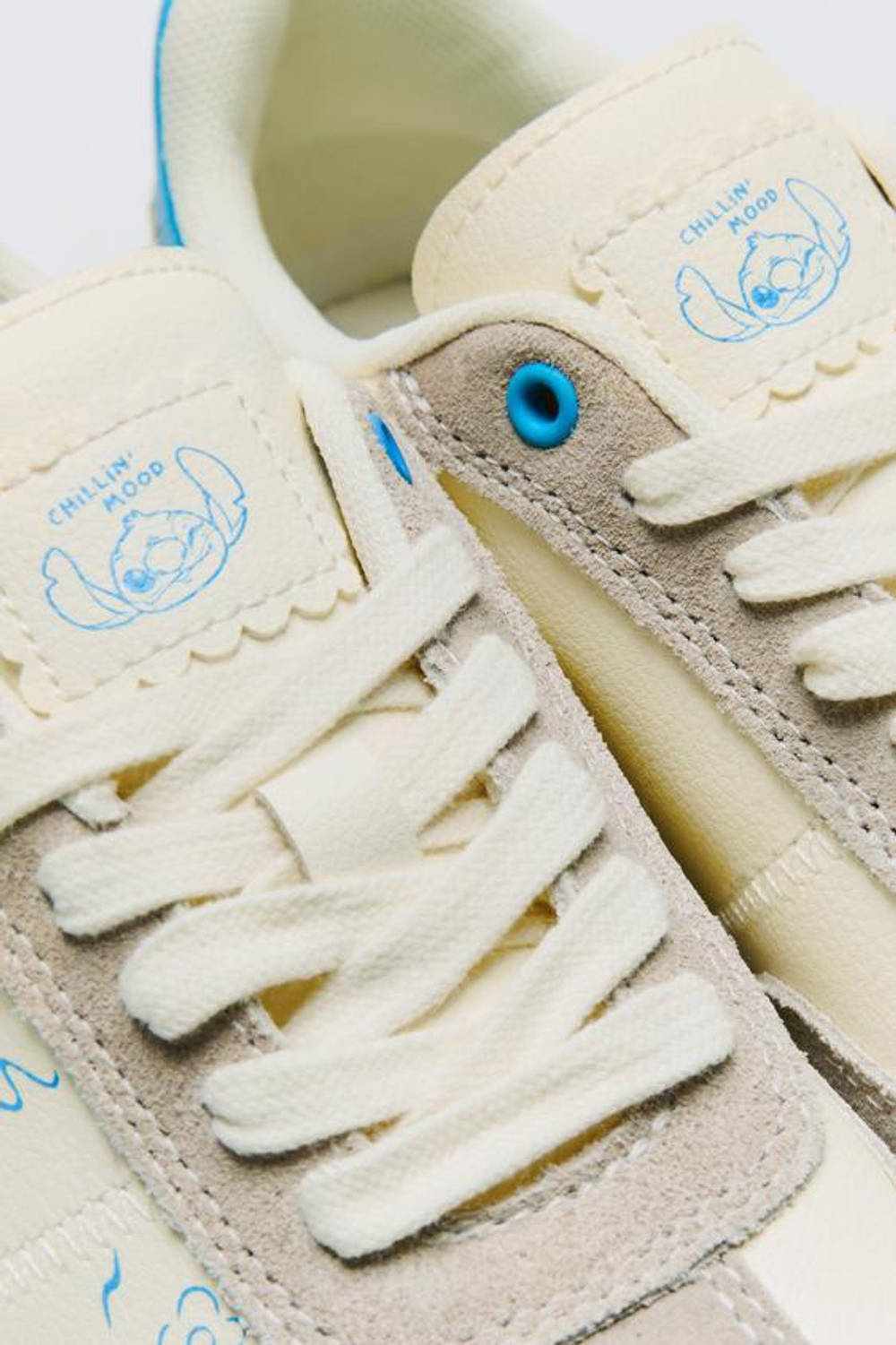 ZARA КРОССОВКИ LILO & STITCH © DISNEY, БЕЖЕВЫЙ