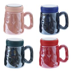 GAEM Кружка с крышкой, 350 мл, L13 W9 H11,5 см, 4в.