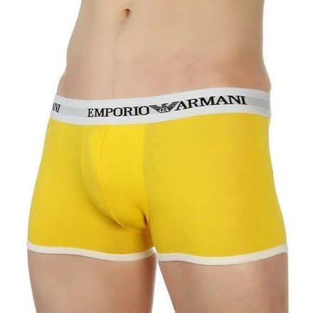 Мужские трусы боксеры желтые Emporio Armani