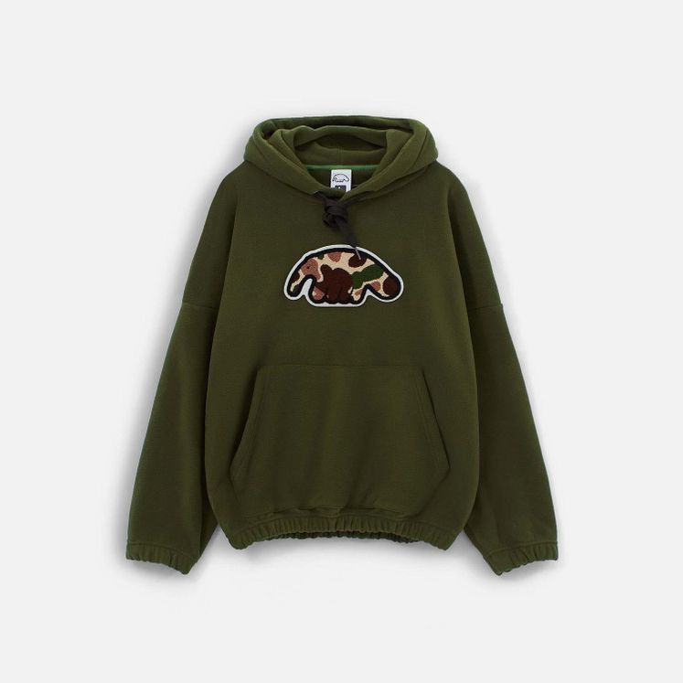 Худи Anteater Hoodie-Fleece Camo Logo, хаки