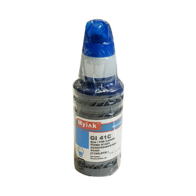 Чернила EcoTank GI-41С для Canon PIXMA G1420/G2420/G2460/G3420/G3460 (70мл, cyan) MyInk