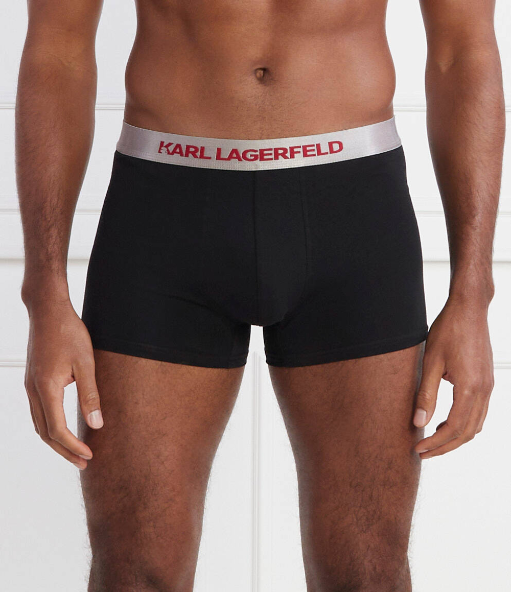 Трусики-боксеры 3шт. Karl Lagerfeld - красный(240M2106)