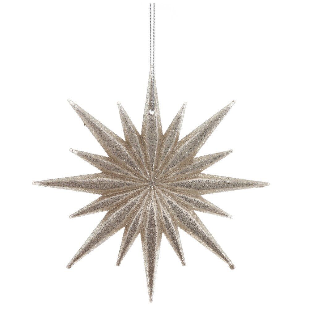 GAEM Изделие декоративное подвесное "Снежинка", L12 W1 H12 см, 4в.