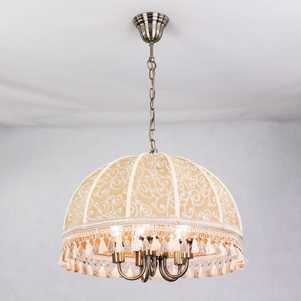 Citilux Базель CL407155 Люстра с абажуром Вышивка