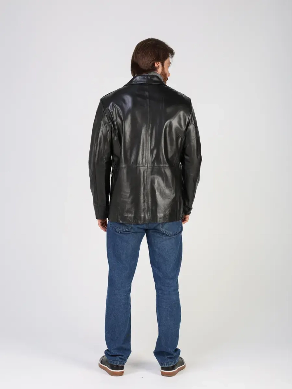 Кожаная куртка демисезонная