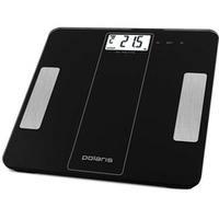 Весы напольные Polaris PWS 1860DGF, до 180 кг, пластик/стекло, черный