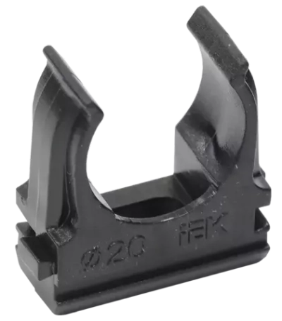 Держатель с защелкой CF20 черный IEK