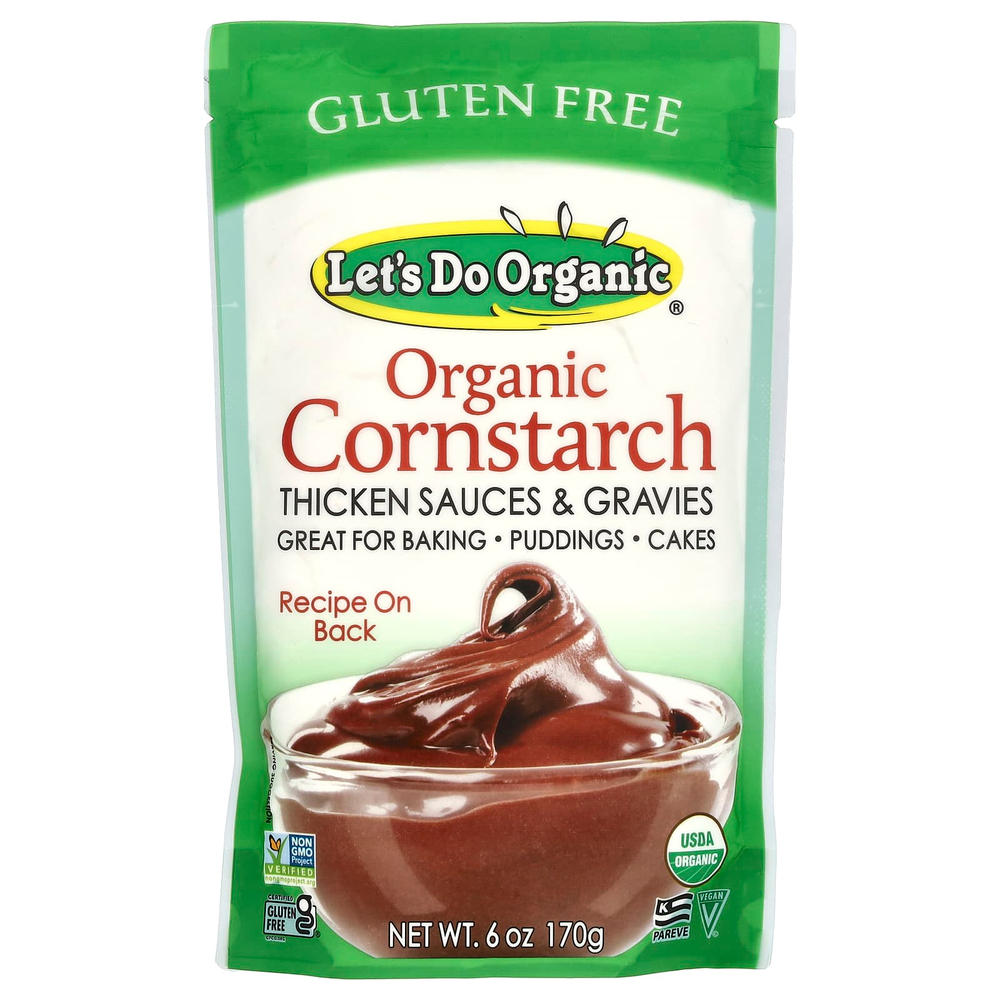 Let's Do Organic, Let's Do Organic, органический кукурузный крахмал, без глютена, 170 г (6 унций)