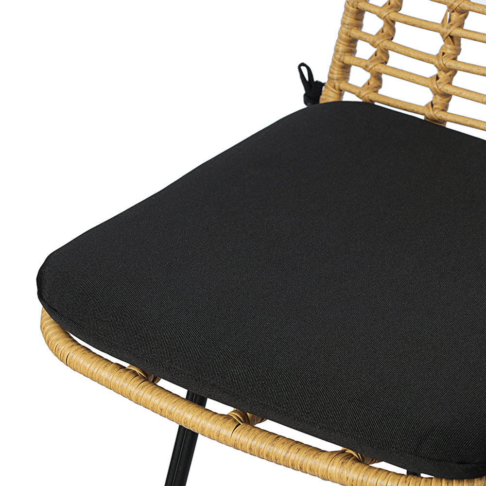 Стул полубарный Bergenson Bjorn Vetle Flat, ротанг