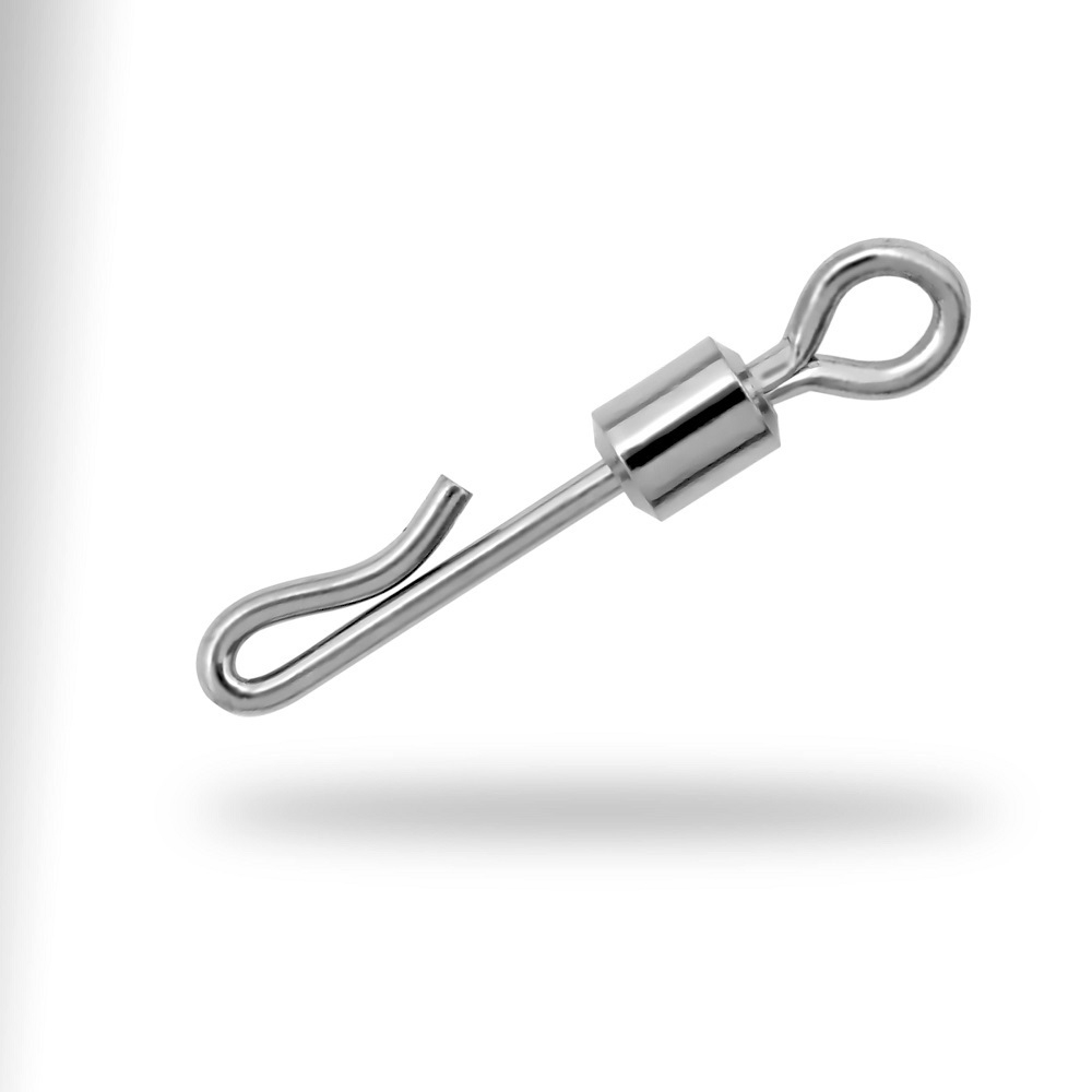 Вертлюг с застежкой Q-shaped Swing Snap BK (упак. 5 шт)