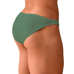 Мужские трусы слипы зеленые ADANNU AN314-19