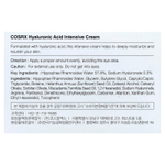 CosRx, Интенсивный крем с гиалуроновой кислотой, 100 г (3,52 унции)