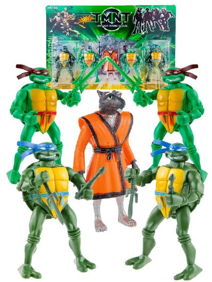 Набор черепашек ниндзя Turtles 5в1 на блистере