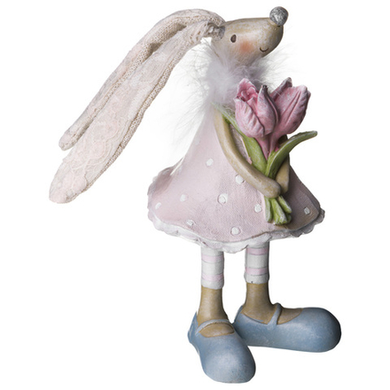 ФИГУРКА ДЕКОРАТИВНАЯ КРОЛИК 9*9*28 СМ