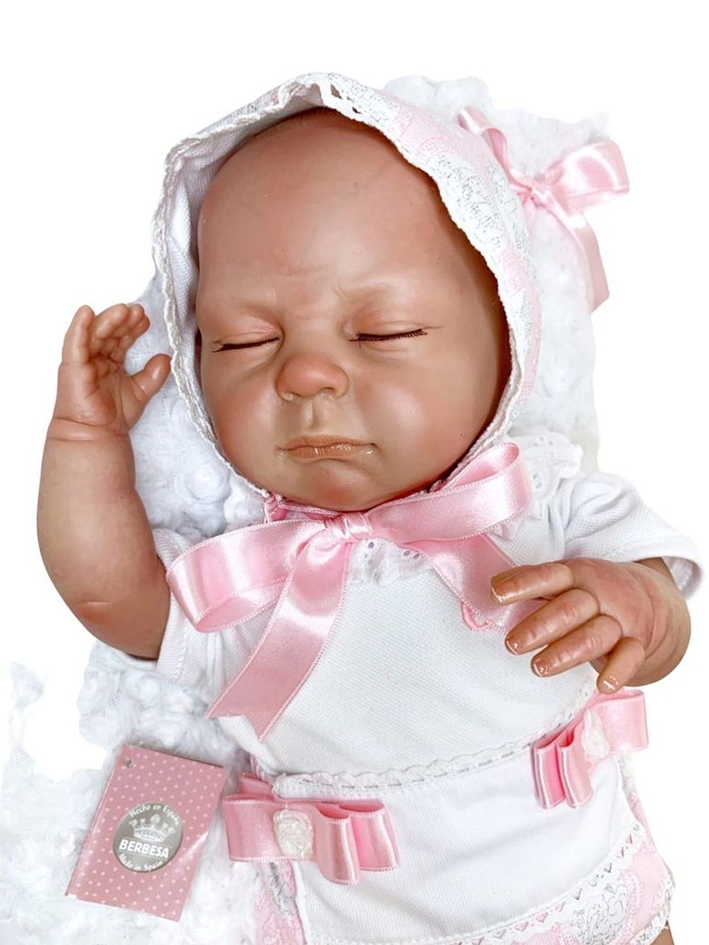 Реборн Berbesa, 50 см, мягконабивная,  Recien Nacido (5301)