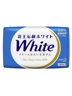KAO «White» - Увлажняющее крем-мыло для тела с ароматом белых цветов, коробка 3 х 130 гр.