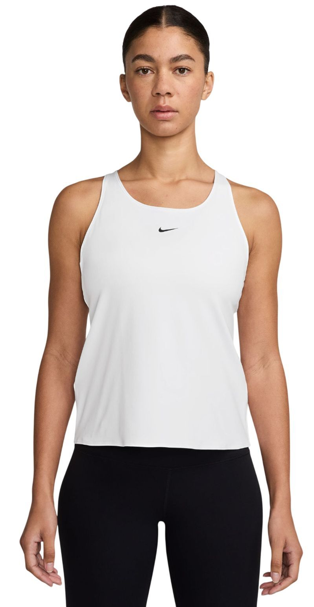 Женский топ теннисный Nike Dri-Fit Pro Tank - white/black