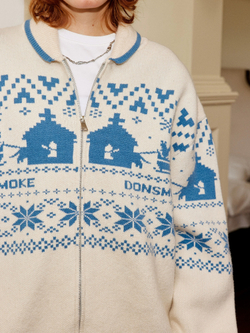 Кардиган DONSMOKE "Winter Coming" Zip Cardigan
