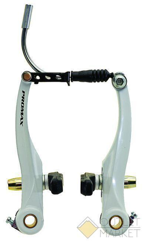 Тормоза V-брейк передний+задний 110мм алюминий (50) белые PROMAX