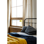 Наволочка изо льна темно-серого цвета essential, 50х70 см