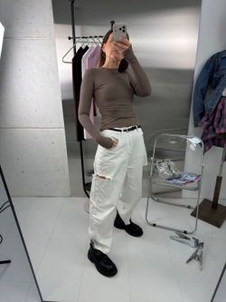 Лонгслив женский арт. 02 цвет "капучино"