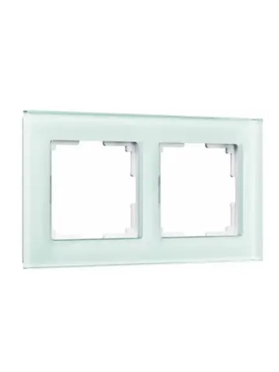 Рамка 2-я Favorit W0021119 Натуральное стекло