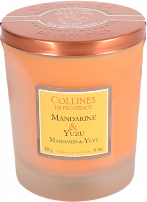 Свеча Collines 180гр Дуэт Mandarin & Yuzu