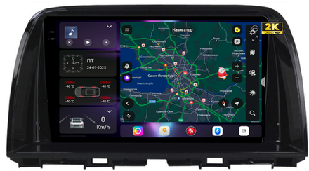Магнитола для Mazda 6 2012-2014 - Redpower 85012 PRO/PROmax ТОП звук, 2K QLED, Android 14, CarPlay, 4G SIM-слот