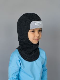 Шлем зимний вязаный (Маренго) ТОКИ