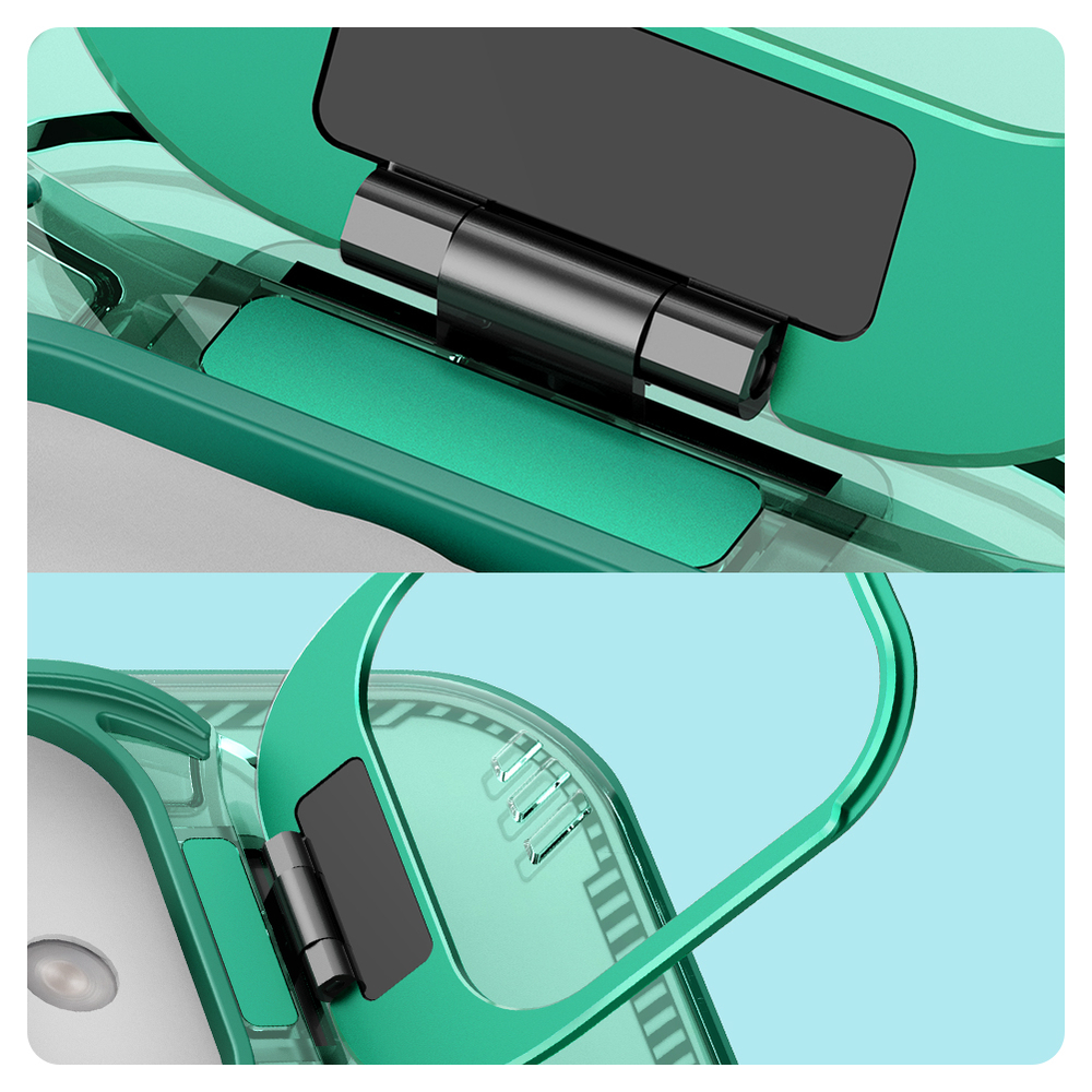 Чехол тонированный зеленый с MagSafe на iPhone 16, серия Iceblade Prop Magnetic (версия с открытой камерой) от Nillkin