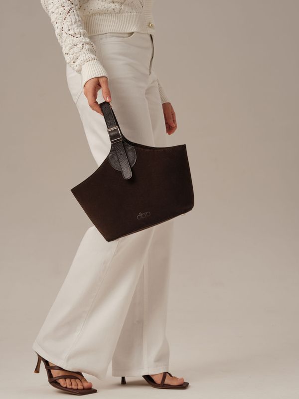 Замшевая сумка DBR Provence 31398 темно-коричневый