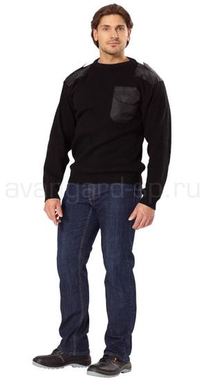 Джемпер офицерский (чёрн)