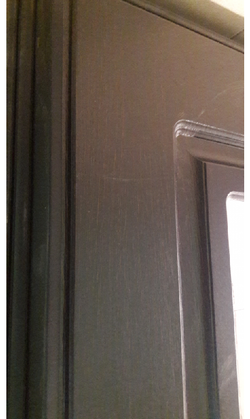 Входная дверь в квартиру Лекс Гранд антик /  зеркало 23 Беленый дуб