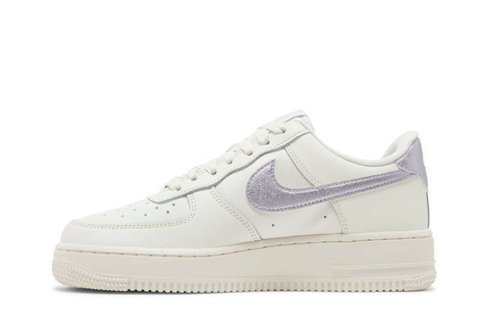 Кроссовки Nike Air Force 1 Low '07 "Metallic Purple" (Женская размерная сетка)