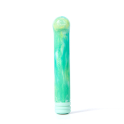 Компактный вибратор из стекла BeYourLover Magic Cane, зеленый