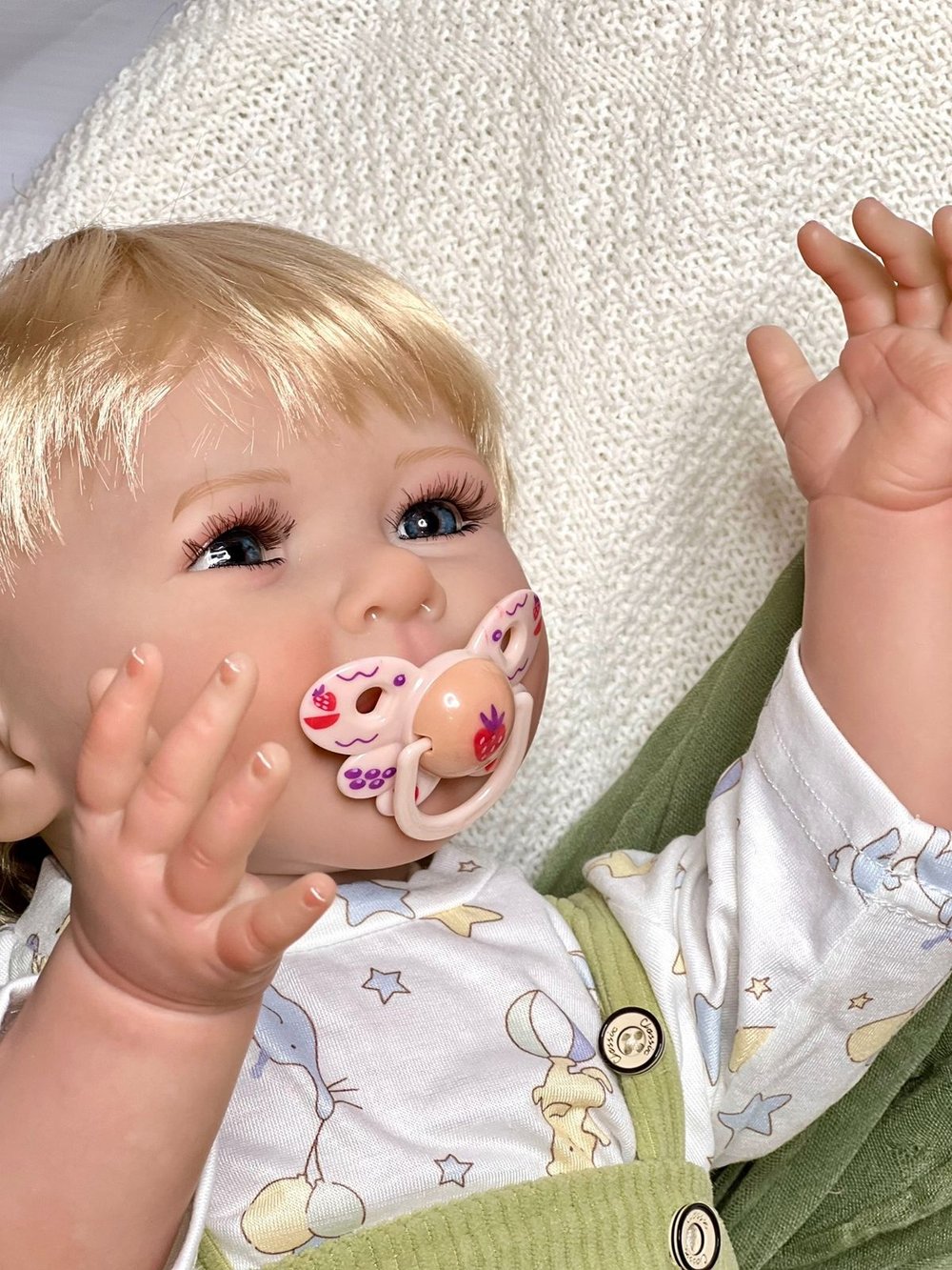 Кукла Реборн мягконабивная 55см в пакете (FA-575A)