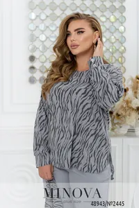 Блуза 2445-серый Minova