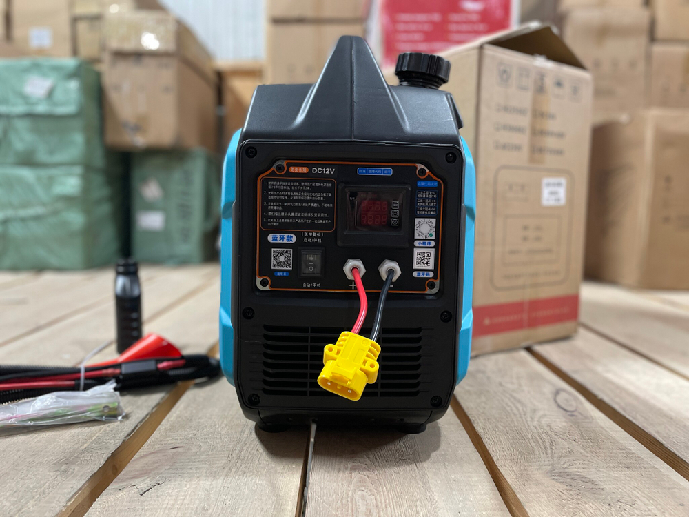 12V / Автономный бензиновый генератор 12 вольт, синий, Двигатель: 4-х тактный, SMFS2000DZ-Pro