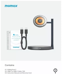 Док.станция 2в1 Momax UD23 MagSafe