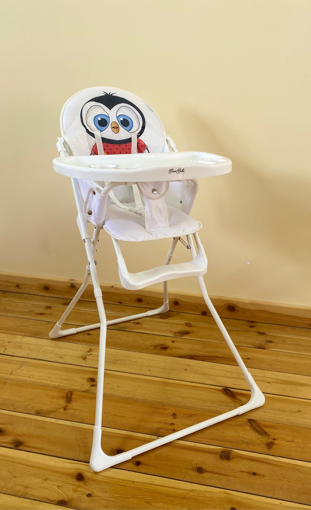 BAMBOLA Стул для кормления с перекидной столешницей Пингвин