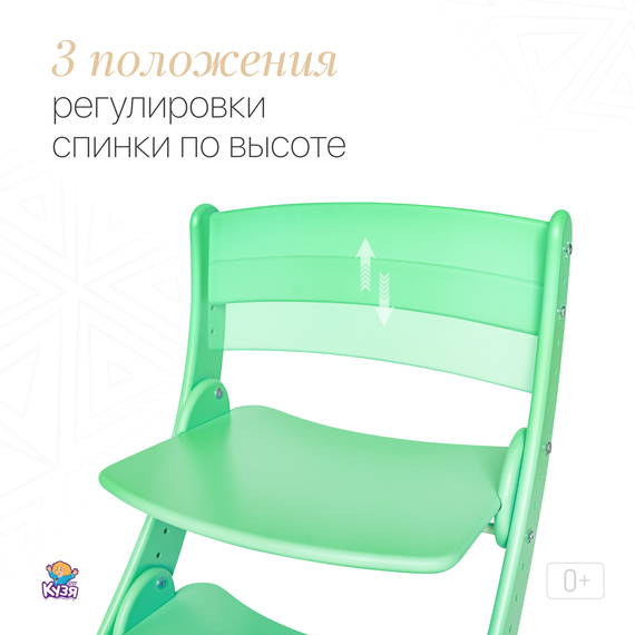 Растущий стул "ПАВЛИН", мятный - фото: 5