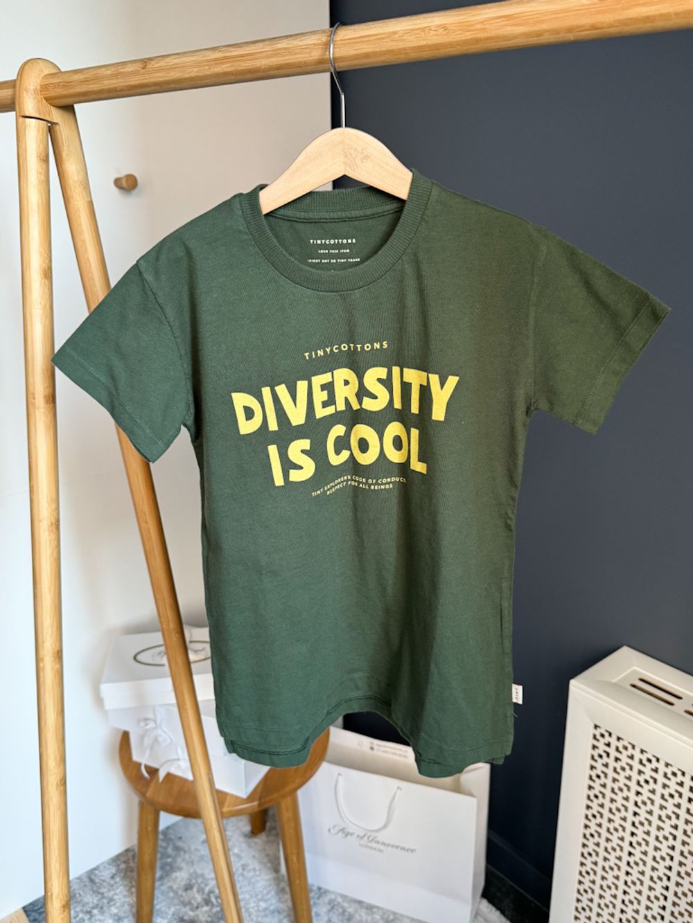 Новая хлопковая футболка Tinycottons, 128