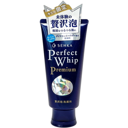 Пенка для умывания с алмазной пудрой Senka Perfect Whip Premium