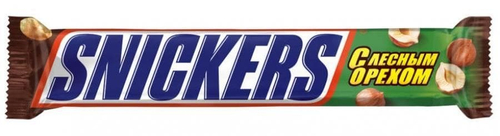Шоколадный батончик Snickers С лесным орехом (81 гр)
