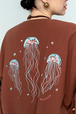 Костюм: платье и кимоно REDKOE